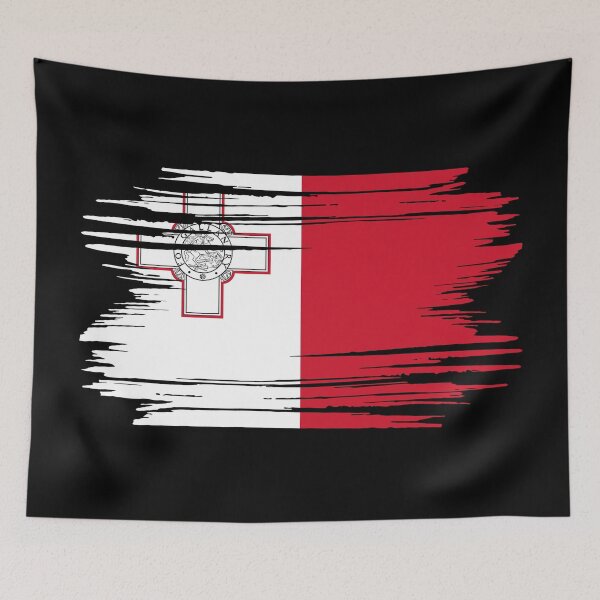 Item preview, Distressed Malta Flag designed and sold by shitpostee.
