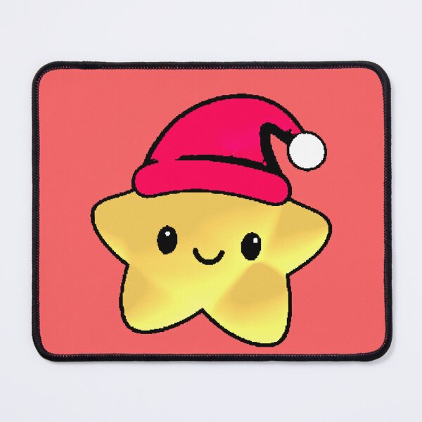 Item preview, Kawaii Christmas Star Happy Santa Hat designed and sold by AstronautMerch.