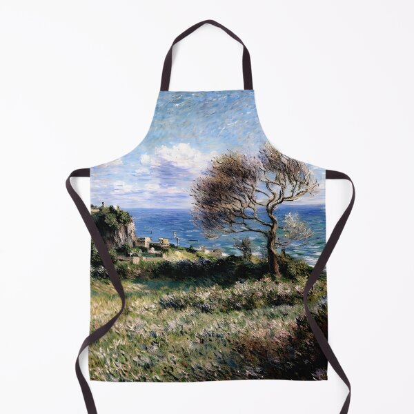 Item preview, On the Cliff at Fécamp: Impression of Normandy’s Rugged Coast designed and sold by artdesignsnow.