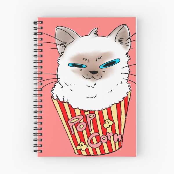Item preview, Popcorn cat designed and sold by dusty raccoon.
