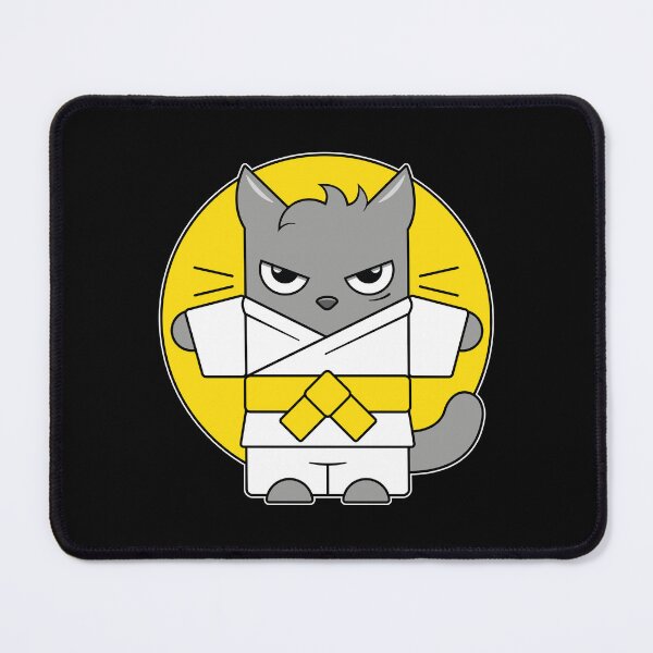 Item preview, Judo Cat Yellow Belt designed and sold by eve streets.