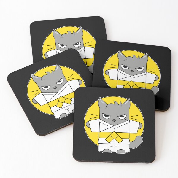Item preview, Judo Cat Yellow Belt designed and sold by eve streets.