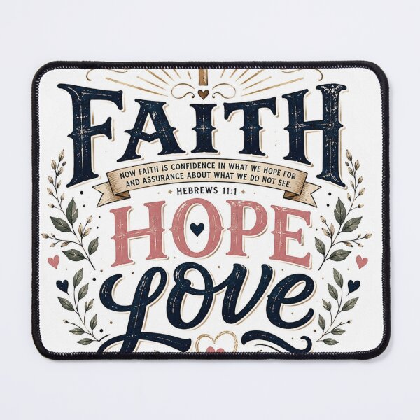 Item preview, Faith Hope Love Christian Bible Verse Inspirational Sticker designed and sold by Omanut Studio — By Ashwin..