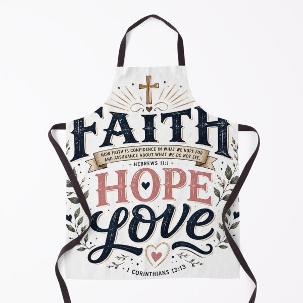 Item preview, Faith Hope Love Christian Bible Verse Inspirational Sticker designed and sold by Omanut Studio — By Ashwin..