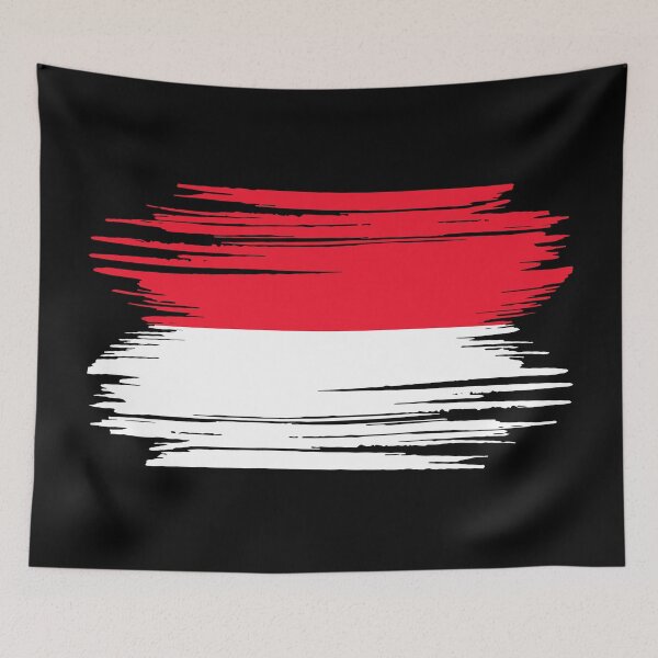 Item preview, Distressed Monaco Flag designed and sold by shitpostee.