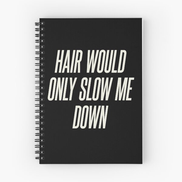 Item preview, Hair Would Only Slow Me Down Aerodynamic Typography designed and sold by Canvas Vibe Studio.