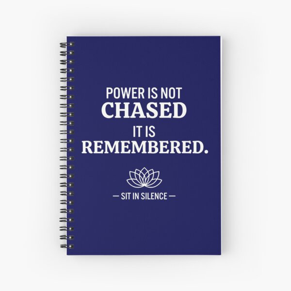 Item preview, Power Is Not Chased It Is Remembered—Soft Stillness.  designed and sold by SitInSilence24.