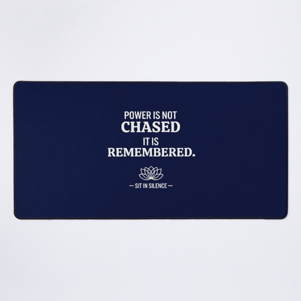 Item preview, Power Is Not Chased It Is Remembered—Soft Stillness.  designed and sold by SitInSilence24.
