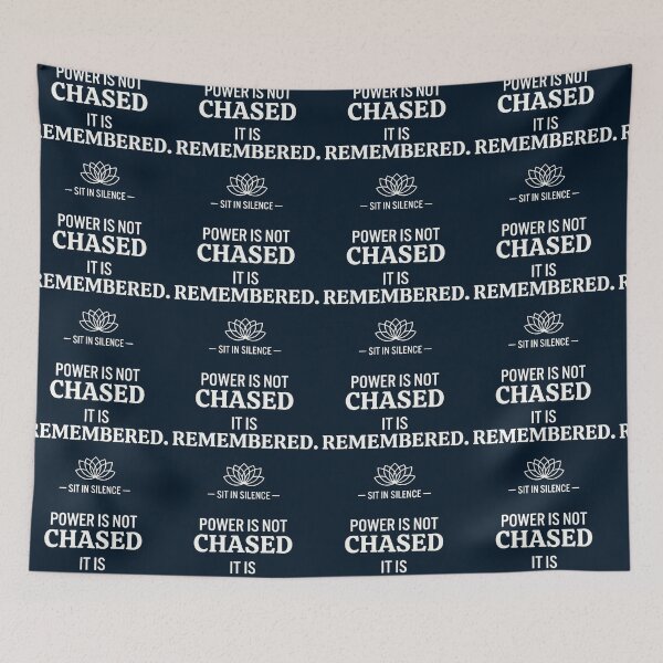 Item preview, Power Is Not Chased It Is Remembered—Soft Stillness.  designed and sold by SitInSilence24.