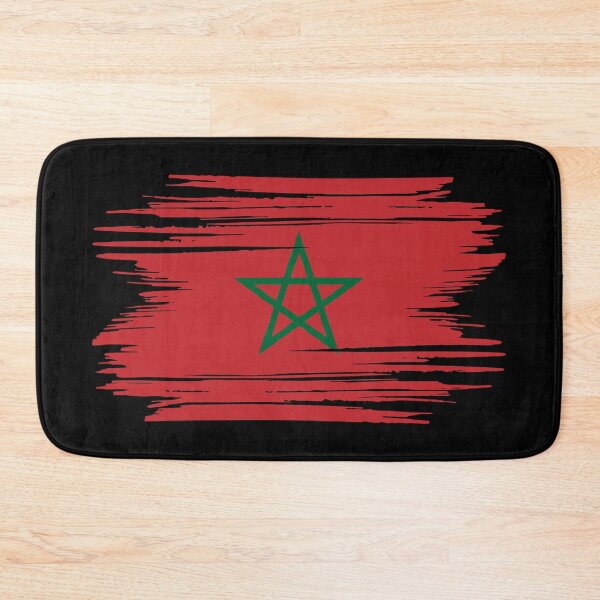 Item preview, Distressed Morocco Flag designed and sold by shitpostee.