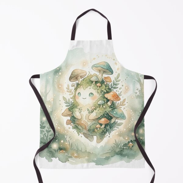Item preview, Cute Mushroom Spirit of the Enchanted Forest designed and sold by GrabaHuk.