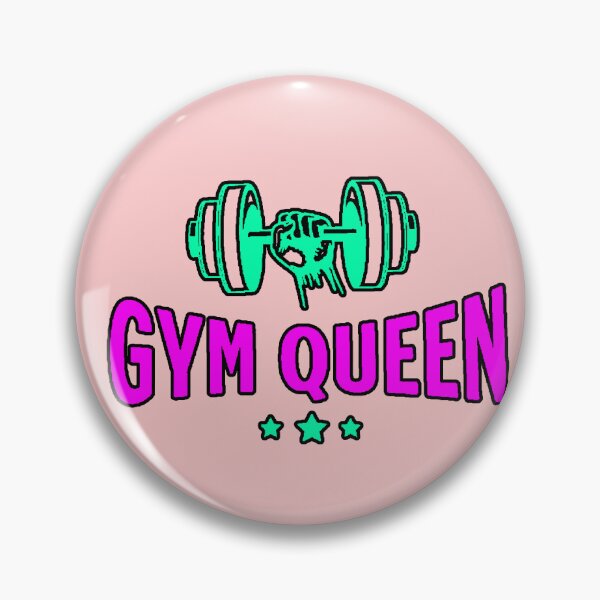 Item preview, Gym Queen Neon Pink Dumbbell Fitness for Women designed and sold by AstronautMerch.
