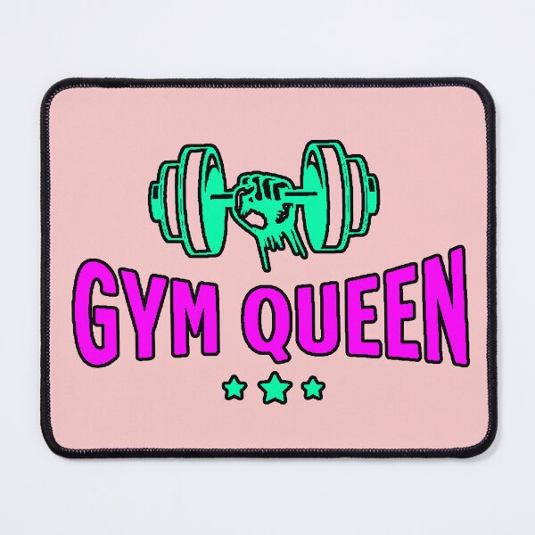 Item preview, Gym Queen Neon Pink Dumbbell Fitness for Women designed and sold by AstronautMerch.