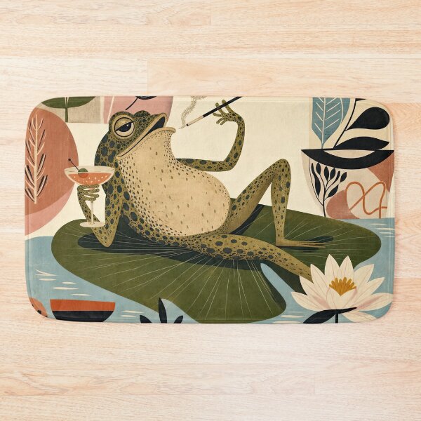 Item preview, Toadily Relaxing Part 2 designed and sold by Leslie Montgomery Art.
