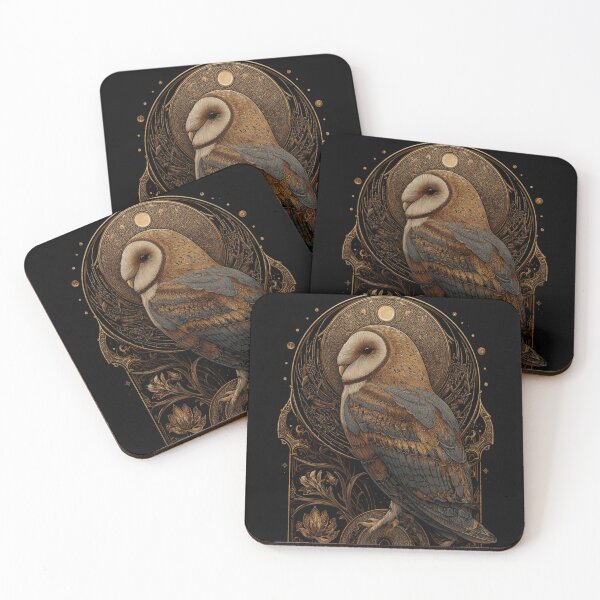Item preview, Owl celestial moon designed and sold by desmondlyon.