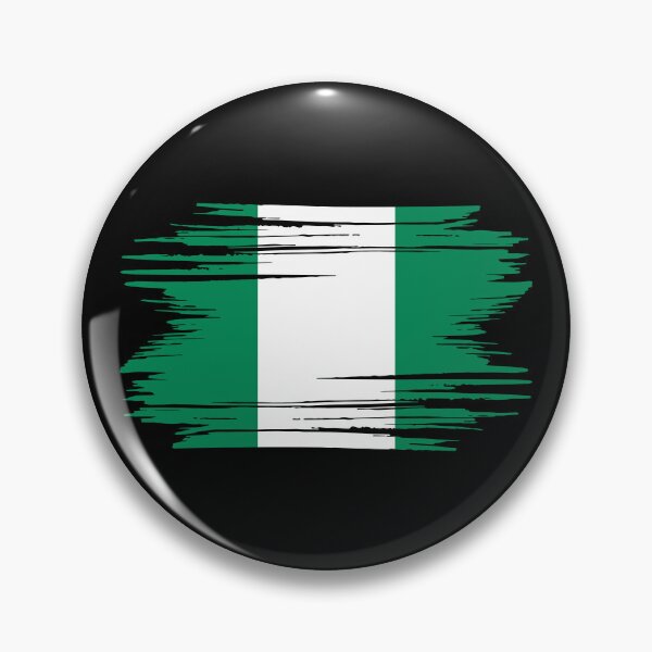 Item preview, Distressed Nigeria Flag designed and sold by shitpostee.