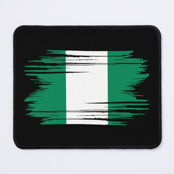Item preview, Distressed Nigeria Flag designed and sold by shitpostee.