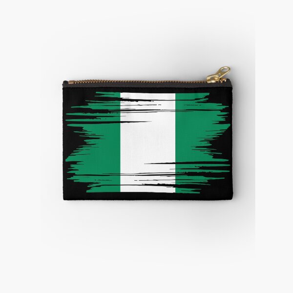 Item preview, Distressed Nigeria Flag designed and sold by shitpostee.