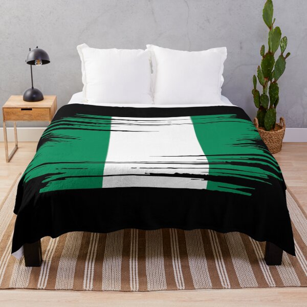 Item preview, Distressed Nigeria Flag designed and sold by shitpostee.