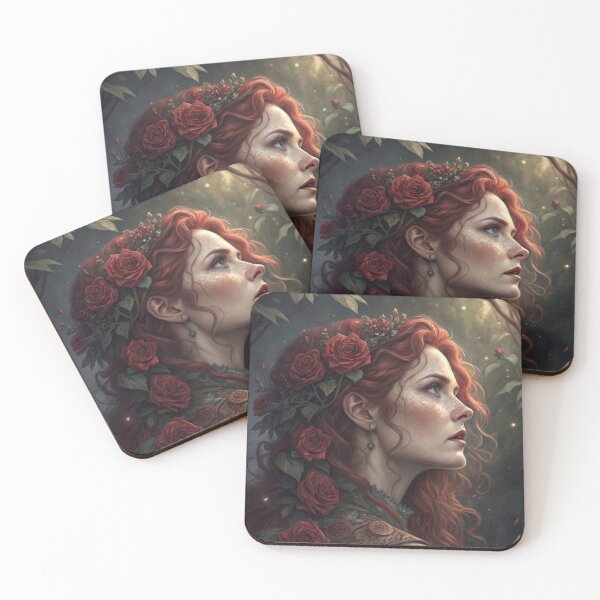 Item preview, Beautiful Woman with Flowers designed and sold by PAULINE.LUMINA.