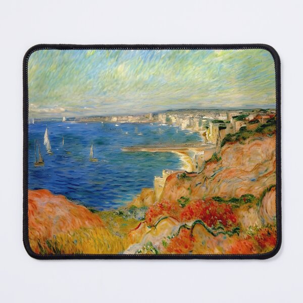 Item preview, On the Cliff near Dieppe: Impression of Normandy’s Towering Cliffs designed and sold by artdesignsnow.
