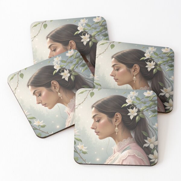 Item preview, Beautiful Woman with Flowers designed and sold by PAULINE.LUMINA.