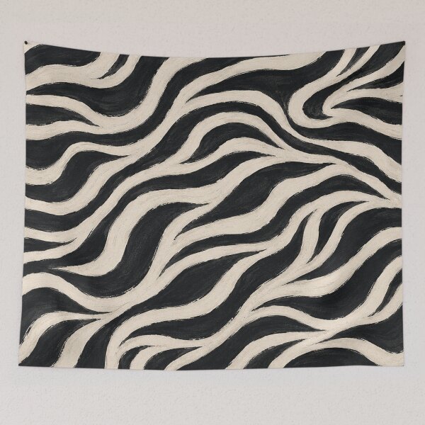 Item preview, Zebra Essence – Handcrafted Organic Stripe Pattern designed and sold by annenambiro.