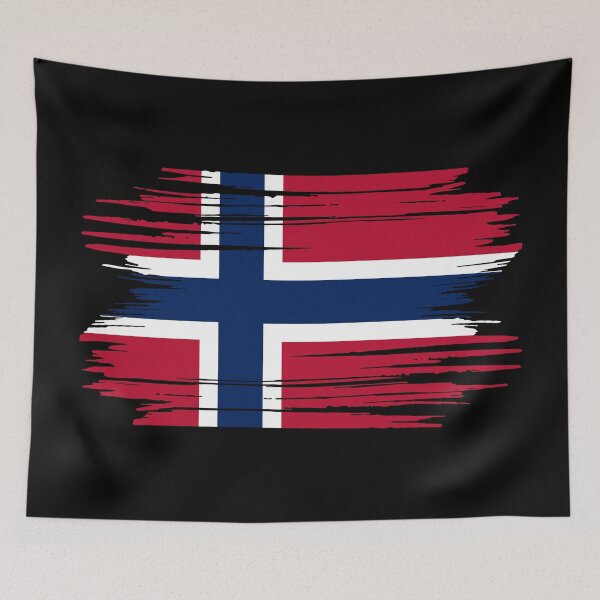 Item preview, Distressed Norway Flag designed and sold by shitpostee.