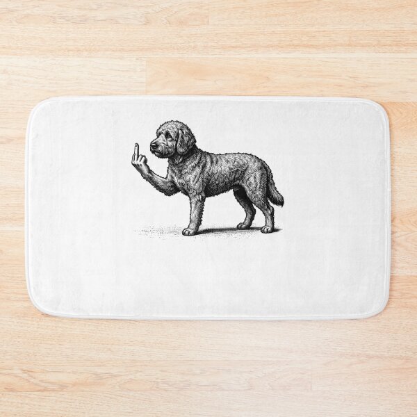 Item preview, Funny Labradoodle Midle Finger designed and sold by studio-ssaam.