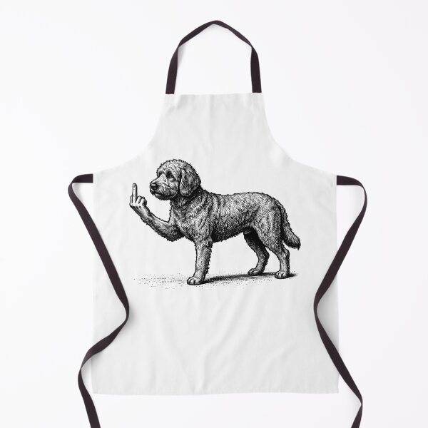Item preview, Funny Labradoodle Midle Finger designed and sold by studio-ssaam.
