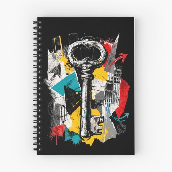 Item preview, Urban Key Collage Street Art Graphic designed and sold by moxivra.