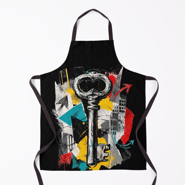 Item preview, Urban Key Collage Street Art Graphic designed and sold by moxivra.