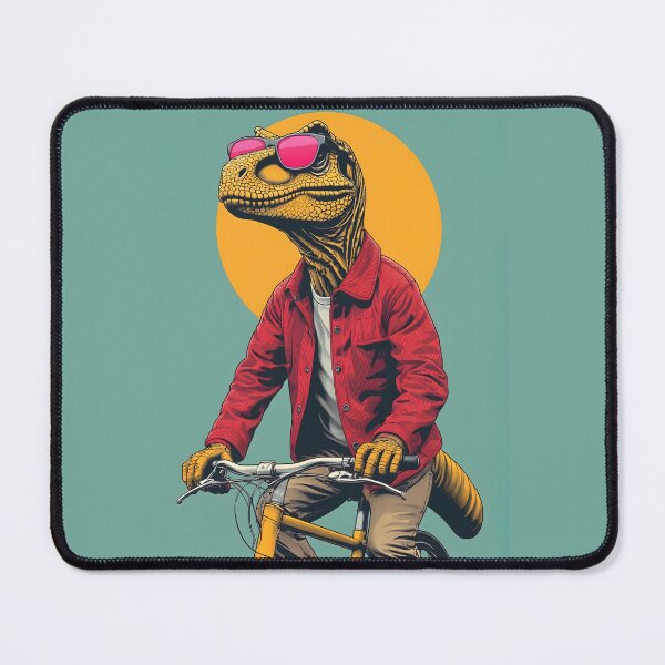 Item preview, Cool T-Rex Riding a Bicycle in Retro Urban Style designed and sold by artscripts.