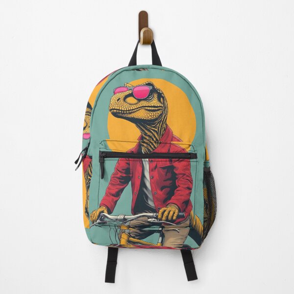 Item preview, Cool T-Rex Riding a Bicycle in Retro Urban Style designed and sold by artscripts.