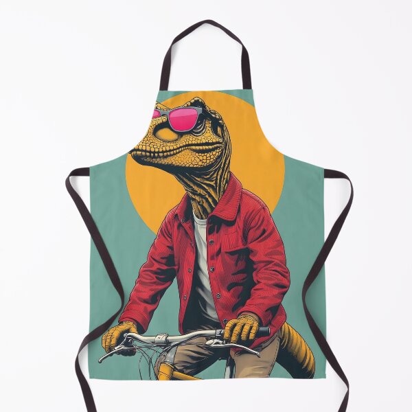 Item preview, Cool T-Rex Riding a Bicycle in Retro Urban Style designed and sold by artscripts.