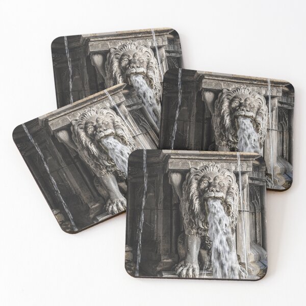 Item preview, Cologne Cathedral Gothic Lion Fountain Petrusbrunnen Germany designed and sold by MariaAbaza.