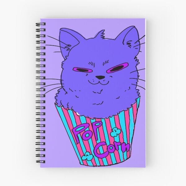 Item preview, Popcorn cat Nebula purple designed and sold by dusty raccoon.