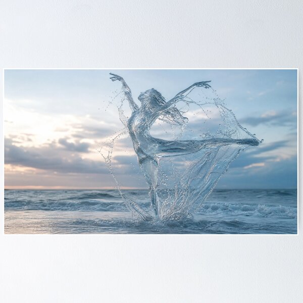 Item preview, Graceful Water Ballerina designed and sold by DarVibe Designs.