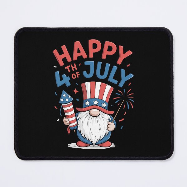 Item preview, 4 OF JULY gnome designed and sold by jkrphoto.