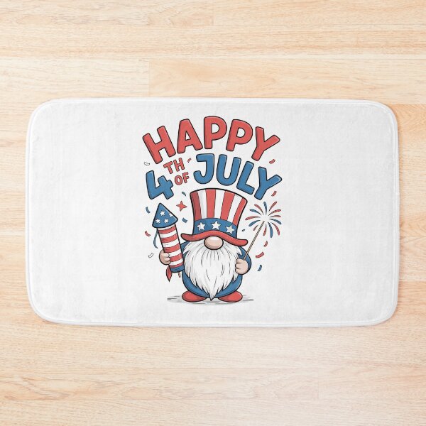 Item preview, 4 OF JULY gnome designed and sold by jkrphoto.