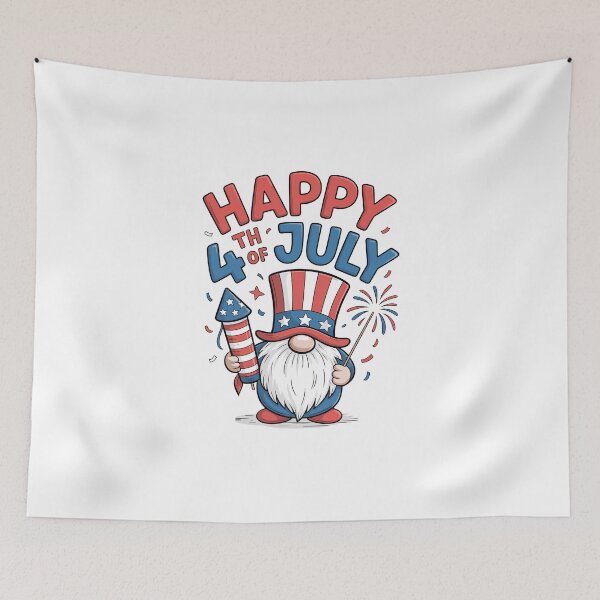 Item preview, 4 OF JULY gnome designed and sold by jkrphoto.