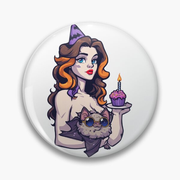 Item preview, Birthday Bat & Cupcake Companion designed and sold by halibutgoatramb.