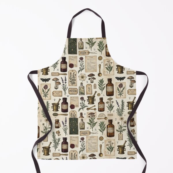 Item preview, Victorian Apothecary & Herbarium Archive – Dark Academia Pattern designed and sold by OpenDreamArts.