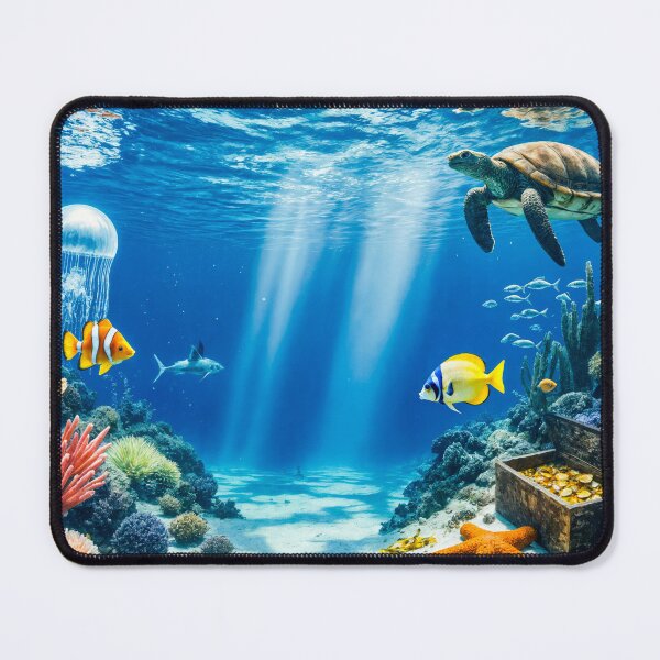 Item preview, Sunlit Deep Sea Marine Life Treasure Paradise designed and sold by GraffiTimi.