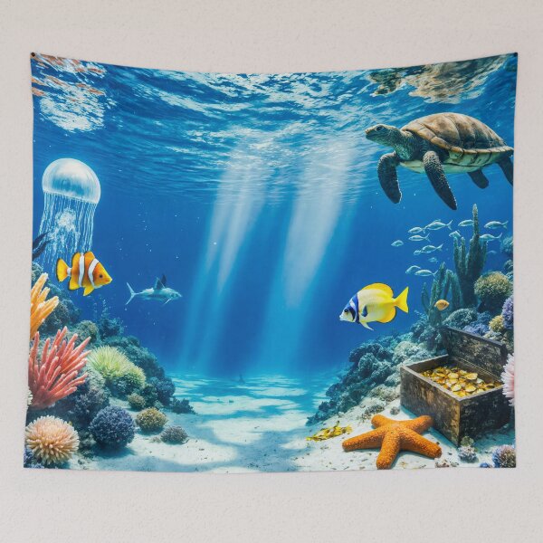 Item preview, Sunlit Deep Sea Marine Life Treasure Paradise designed and sold by GraffiTimi.