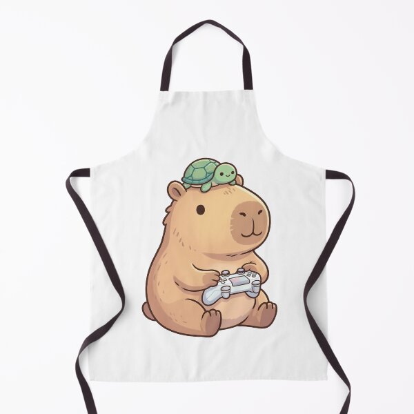 Item preview, Cute Capybara Playing Video Games designed and sold by studio-ssaam.