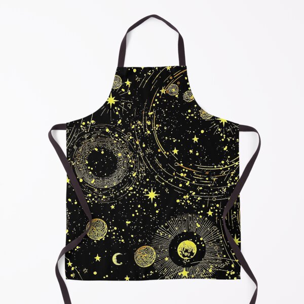 Item preview, vintage celestial gold stars and moon  designed and sold by FahdSpaceArt.