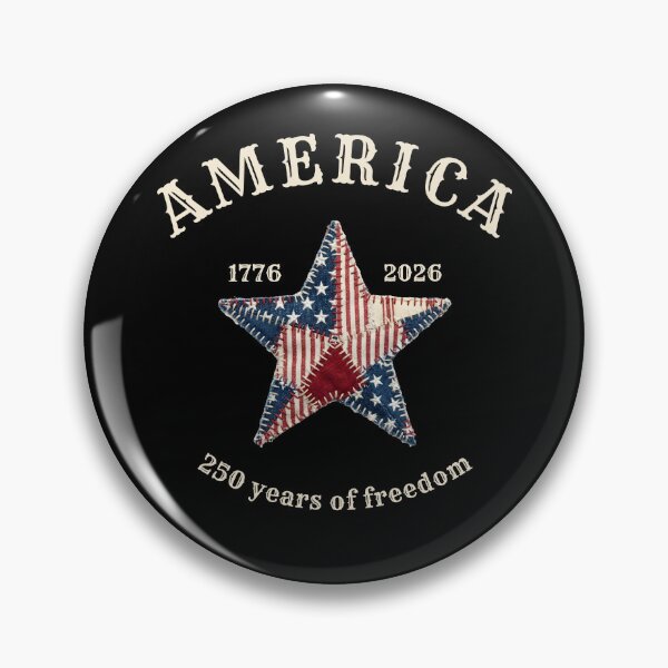 Item preview, Vintage Patchwork Star 250 Years America Gift designed and sold by TeeArtWorld.