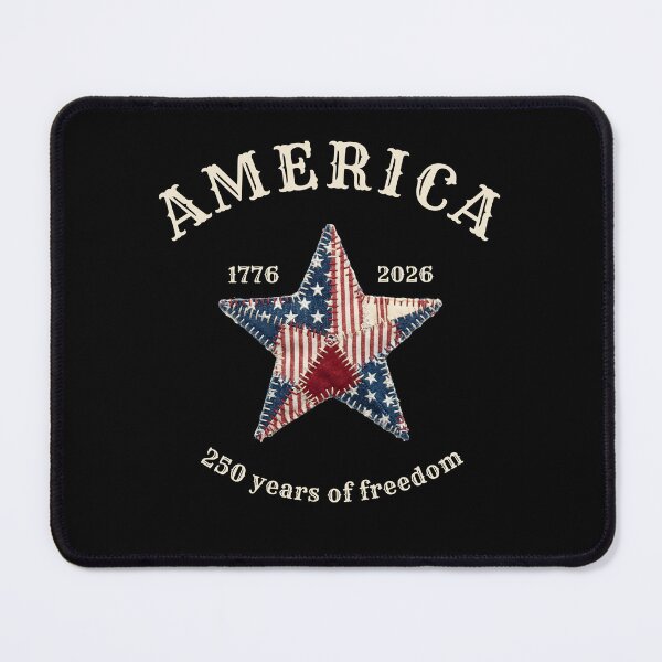 Item preview, Vintage Patchwork Star 250 Years America Gift designed and sold by TeeArtWorld.