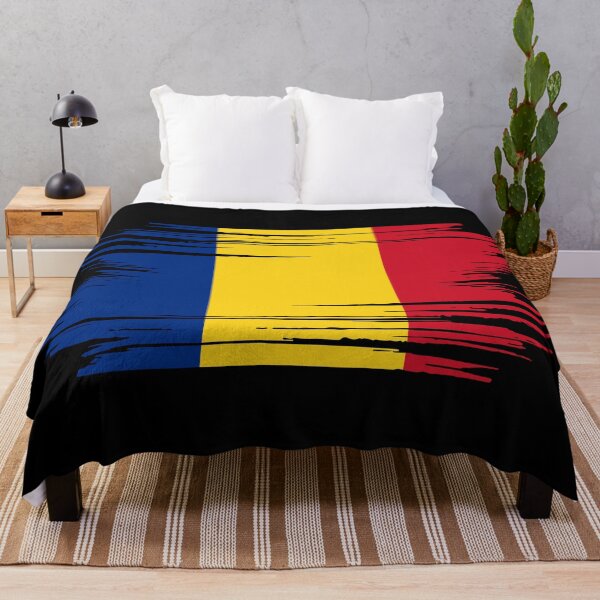 Item preview, Distressed Romania Flag designed and sold by shitpostee.